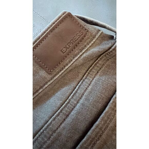 EXPRESS ANKLE JEAN LEGGINGS MID RISE SKINNY GRAY SZ 4 NEW ($79) - Picture 13 of 13